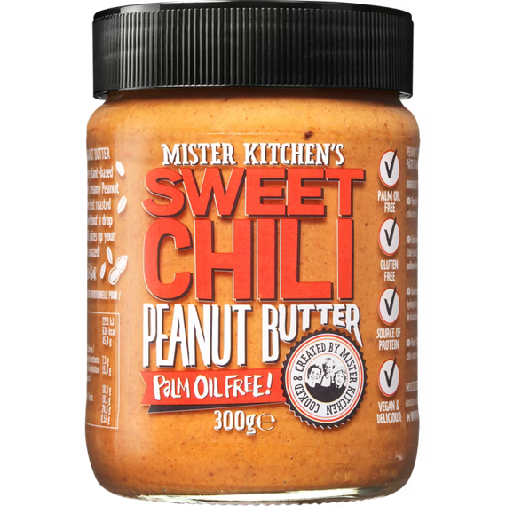 Mister kitchen's peanut butter with sweet chili flavor 300 g