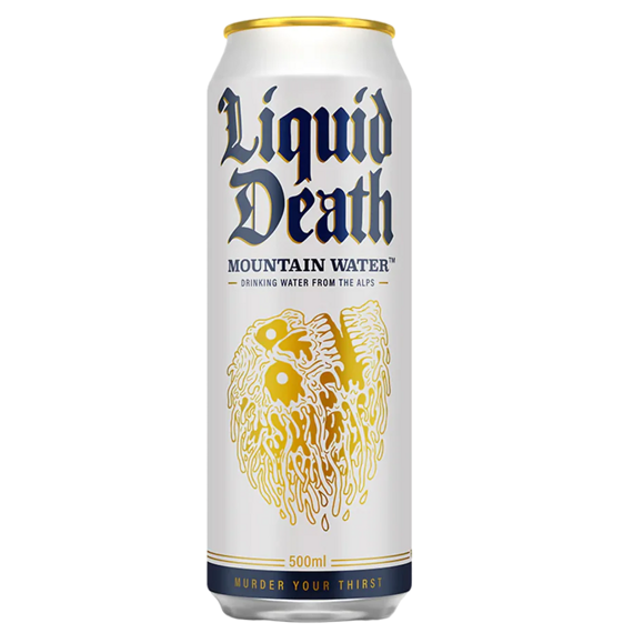 Liquid Death neperlivá horská voda 500 ml