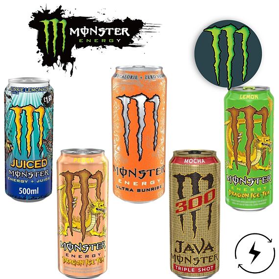 Energetická pecka s Monster Energy