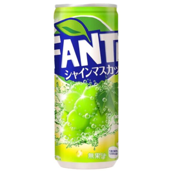 Fanta JP carbonated drink with muscat grape flavor 250 ml