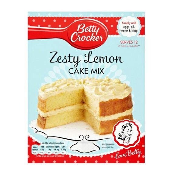Betty Crocker Zesty Lemon Cake Mix 425 g