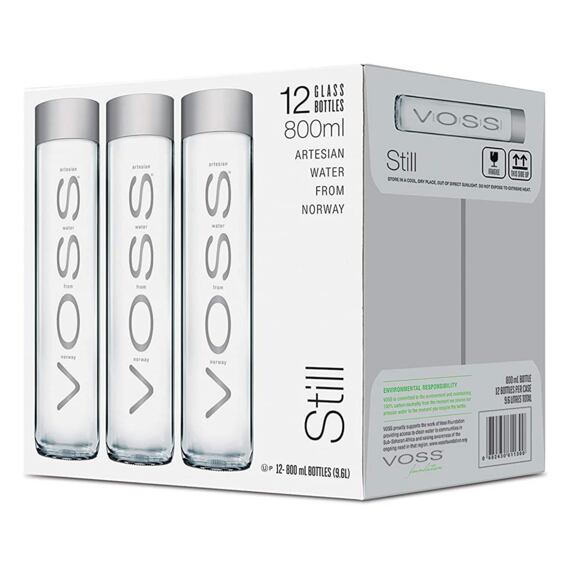 VOSS Neperlivá Sklo 800 ml Celé Balení 12 ks