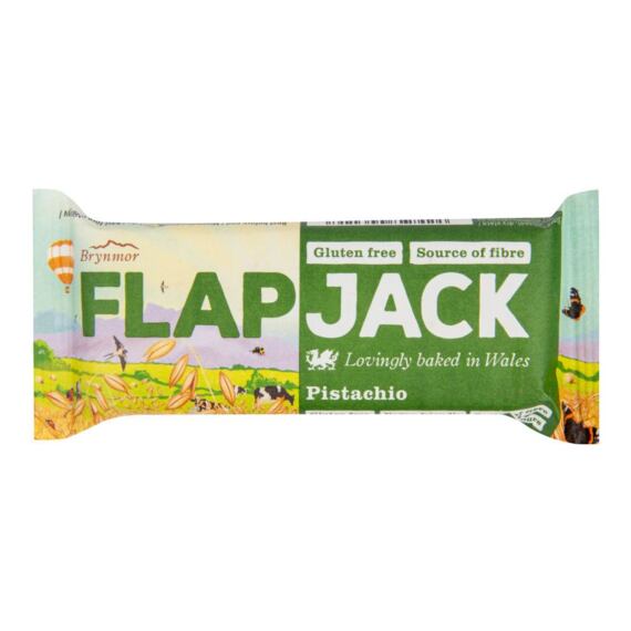 Brynmor Flapjack pistachio oatmeal bar 80 g