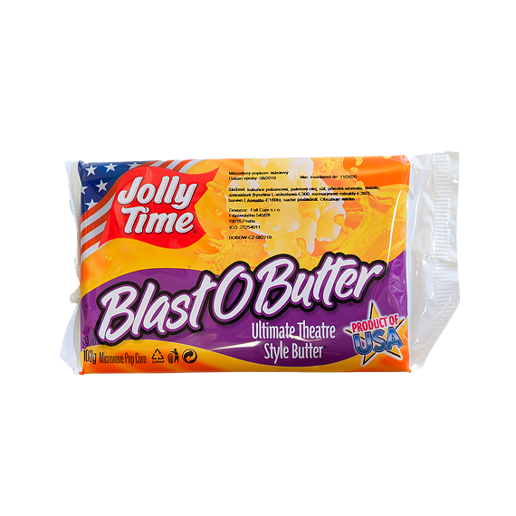 Jolly Time Blast O Butter popkorn s máslovou příchutí 100 g Celé Balení 18 ks