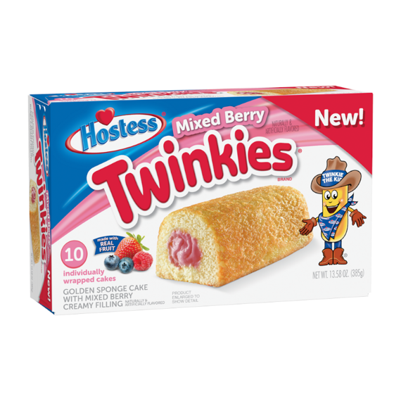 Hostess Twinkie Mixed Berry 38,5 g Celé balení 10 ks