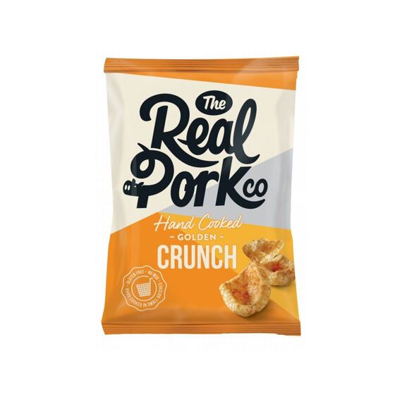 The Real Pork Co Golden Crunch sušené křupavé vepřové škvarky 30 g