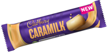 Cadbury Caramilk white chocolate bar with caramelised milk powder 37 g PM
