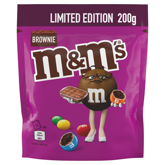 M&M's chocolate brownie candy in a sugar shell 200 g