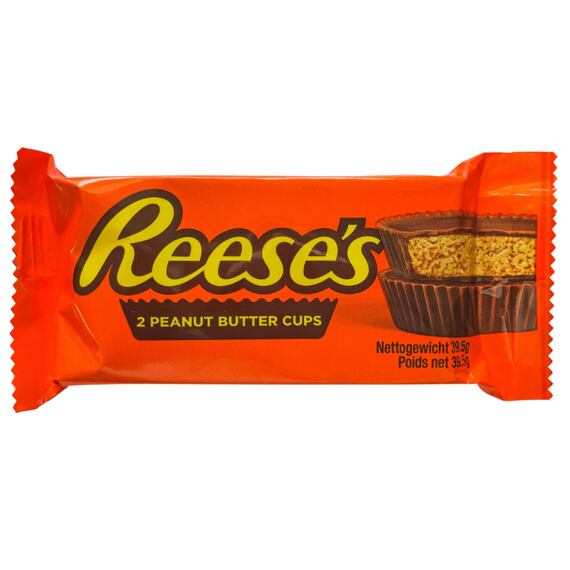 Reese's 2 čokoládové košíčky plněné arašídovým máslem 39,5 g