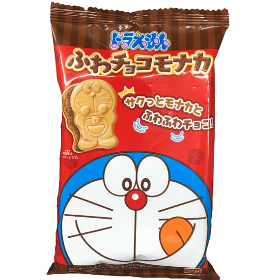 Bandai Doraemon mléčná čokoláda v sušence 17 g