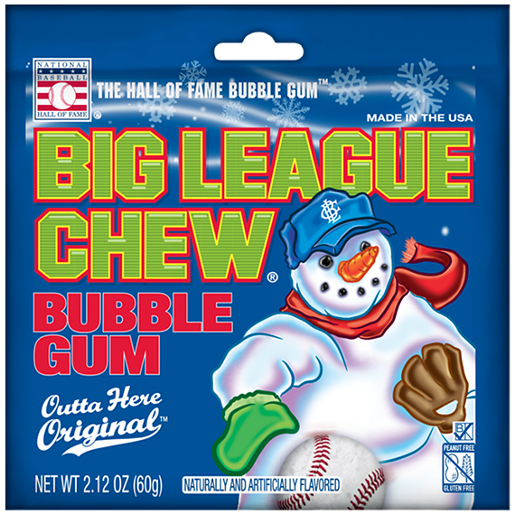 Big League vánoční trhaná žvýkačka 60 g
