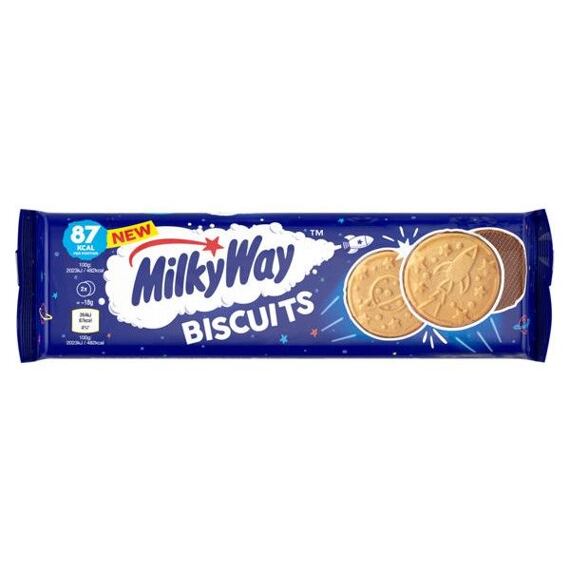 Milky Way polomáčené sušenky v mléčné čokoládě 108 g