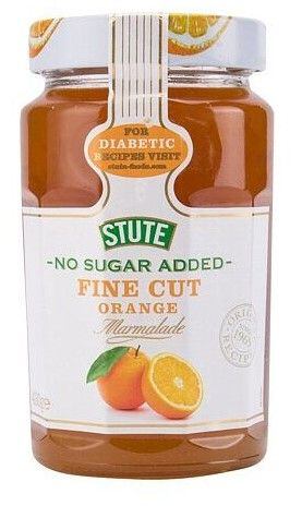 Stute No Sugar Added Fine Cut Orange Marmalade 430 g