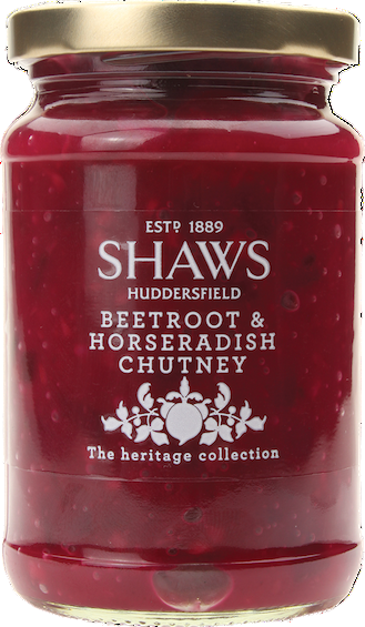 Shaws čatný s červenou řepou a křenem 290 g
