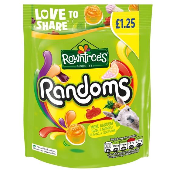 Rowntree's mix of chewing candies with fruit flavors 120 g PM