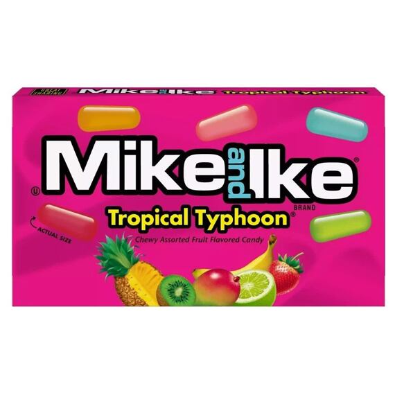 Mike and Ike chewing candies with tropical fruit flavors 22 g PM
