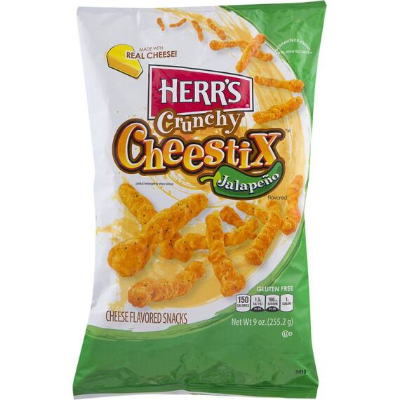 Herr's cheese & jalapeňo puffs 255 g