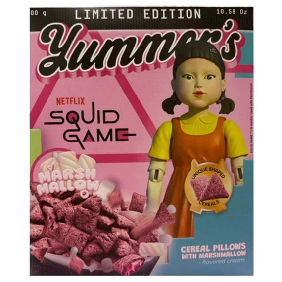 Yummer's Squid Game cereal pillows with marshmallow-flavored filling 300 g