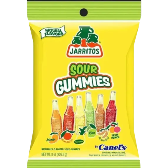 Jarritos kyselé želé bonbóny s příchutí exotického ovoce 226,8 g