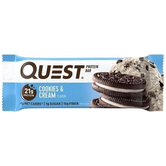 Quest proteinová tyčinka s příchutí sušenek a krému 60 g