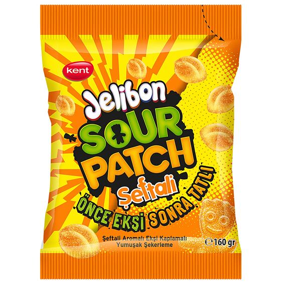 Sour Patch Kids kyselé žvýkací bonbony s broskvovou příchutí 160 g