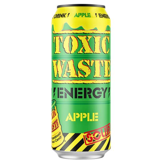 Toxic Waste energetický nápoj s příchutí kyselého jablka 500 ml