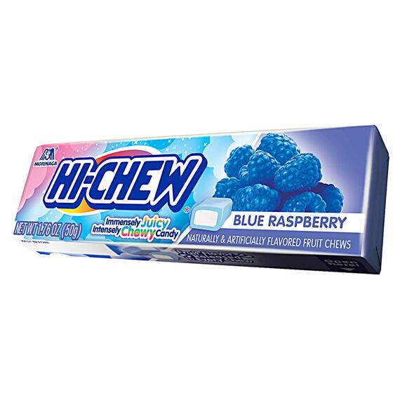 Hi-Chew žvýkací bonbony s příchutí modré maliny 50 g