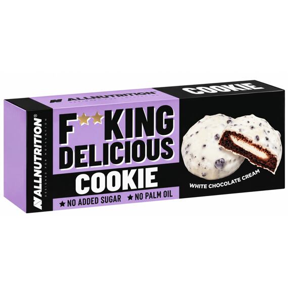 F**KING Delicious Cocoa cookies with milk filling and icing with cookie pieces 128 g