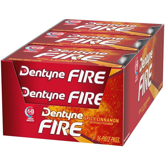 Dentyne Fire 16 pcs 42 g Pack of 9