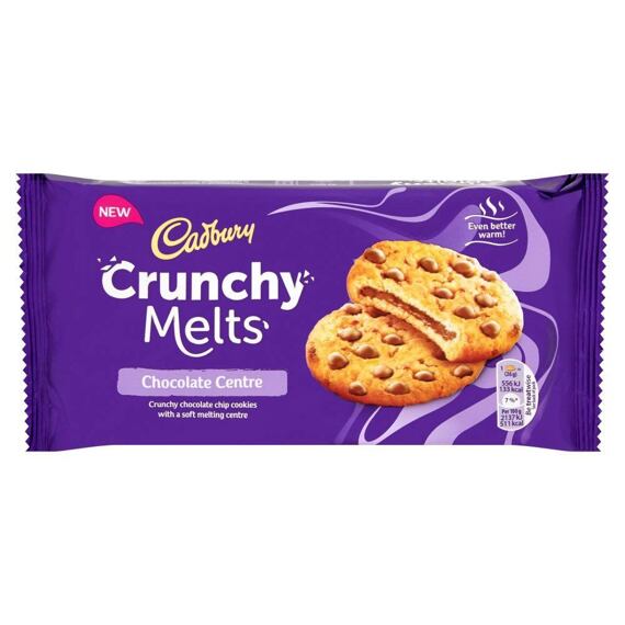 Cadbury Crunchy Melts Chocolate 156 g