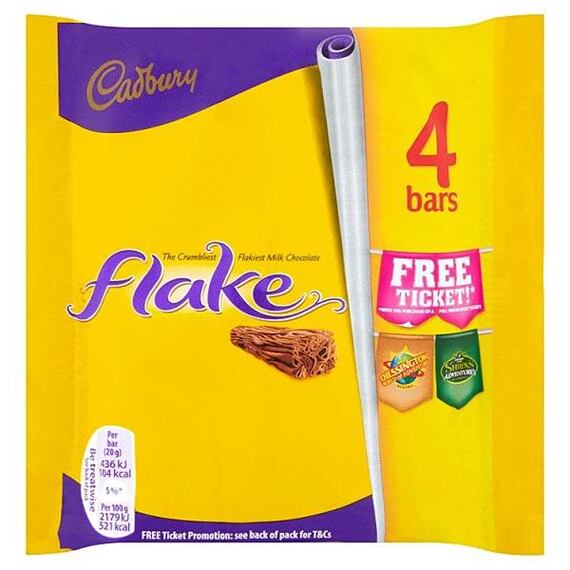 Cadbury Flake 4x20 g