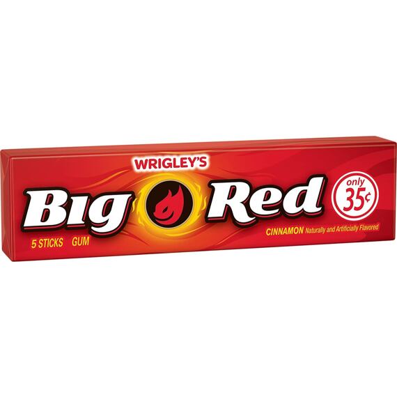 Big Red Cinnamon Gum 5 ks 13,5 g Celé Balení 20 ks