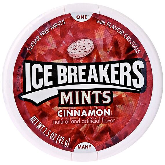 Ice Breakers mentolky s příchutí skořice 42 g