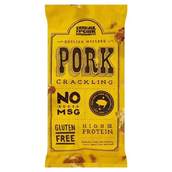 Pork Crackling Hot Mustard 75 g