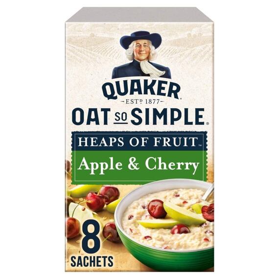 Quaker Oat So Simple Apple & Cherry 8 ks 289 g