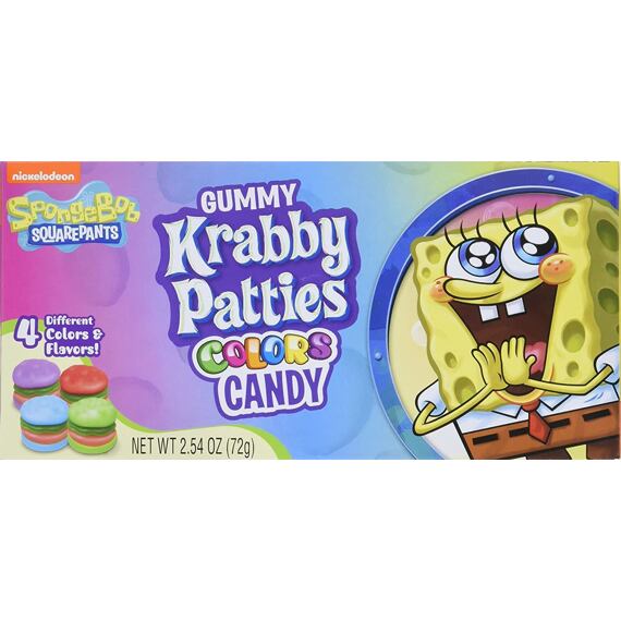 Spongebob Colors Squarepants Krabby Pattie 72 g