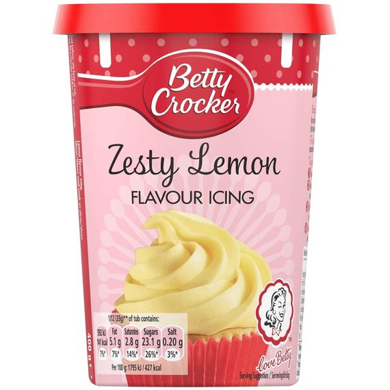 Betty Crocker Zesty Lemon Icing 400 g