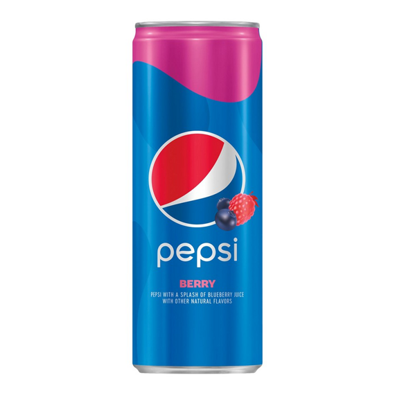 Pepsi sycená limonáda s příchutí bobulových plodů 355 ml celé balení 24 ks