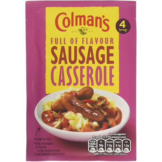 Colman's směs koření na přípravu klobásové casserole 39 g