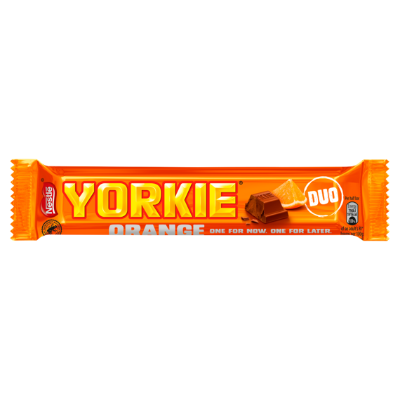 Yorkie Duo čokoládová tyčinka s příchutí pomeranče 72 g