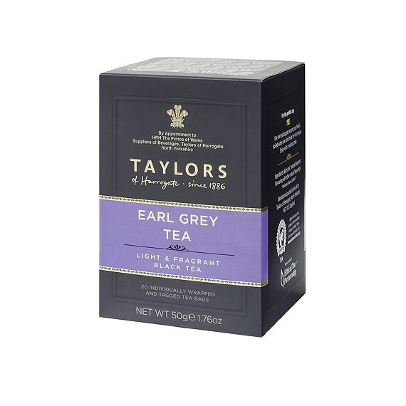 Taylors of Harrogate Earl Grey černý čaj 20 ks 50 g