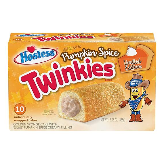 Hostess Twinkies buchta s příchutí dýně, skořice a badyánu 38,5 g Celé balení 10 ks