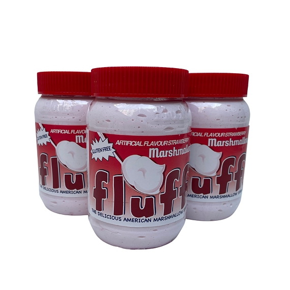 Marshmallow Fluff strawberry marshmallow spread 213 g discounted pack of 3 pcs