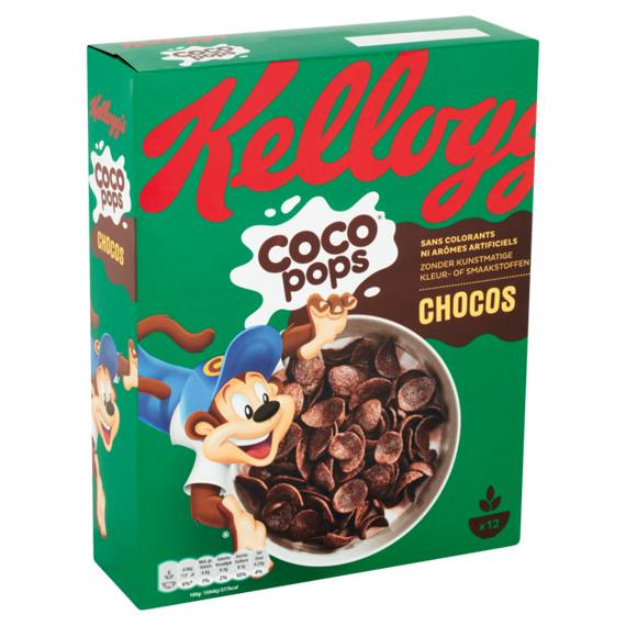 Kellogg's Coco Pops cocoa wheat cereal 375 g