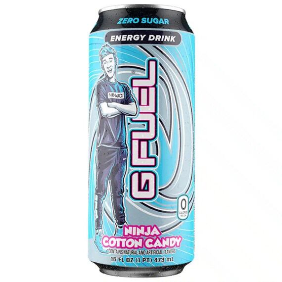 G FUEL Ninja energetický nápoj s příchutí cukrové vaty 473 ml