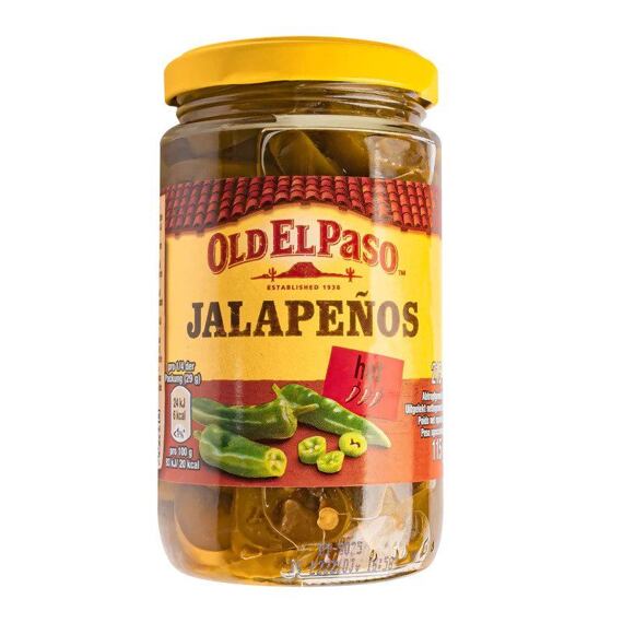 Old El Paso pickled sliced Jalapeño peppers 215 g