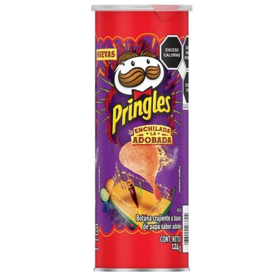 Pringles lime and enchilada chips 124 g