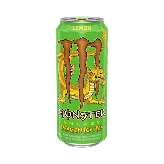 Monster Dragon energetický čajový nápoj s příchutí citronu 473 ml