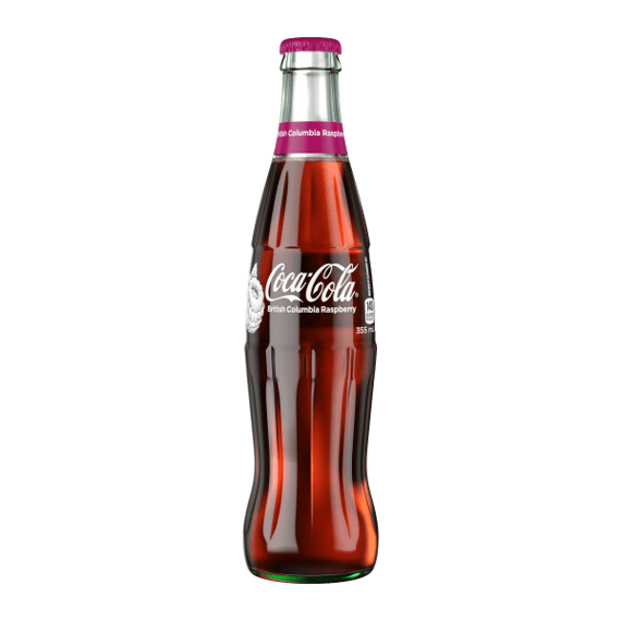 Coca Cola British Columbia sycený nápoj s příchutí maliny 355 ml