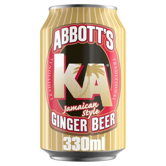 KA Abbott's sycený nápoj s příchutí zázvorového piva 330 ml